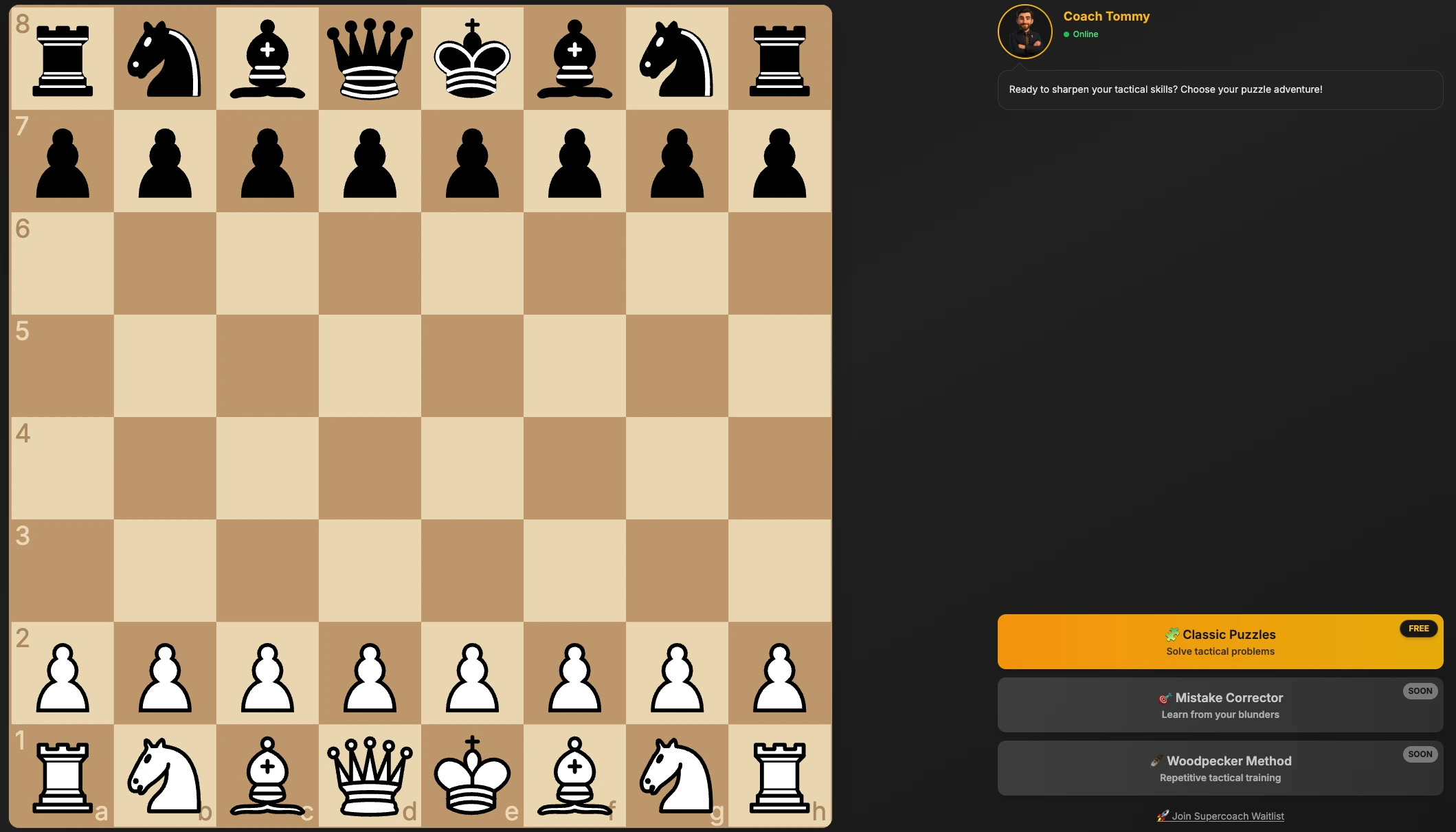 Unlimited free chess puzzles with Elo rating system on Chessigma